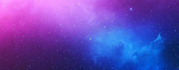 Obraz premium Celestial Dreamscape Purple and Blue Nebula Background