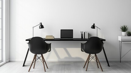 Fototapeta premium Modern Workspace Interior Design (3)