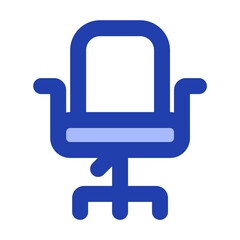 Obraz premium chair blue style