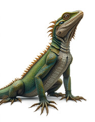 Obraz premium Deadly Gaze: The Mythical Power of the Basilisk