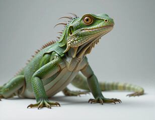 Obraz premium Deadly Gaze: The Mythical Power of the Basilisk