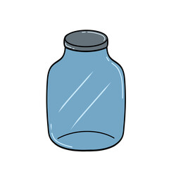illustration of a bottle or a jar