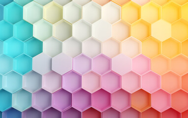 pastel color theme honeycomb for background