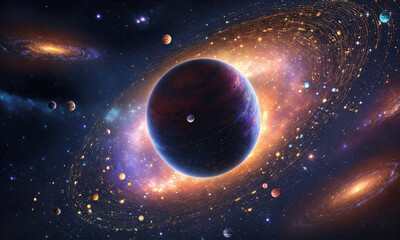 Obraz premium planet in space