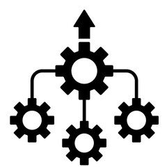 Consolidation Glyph Icon