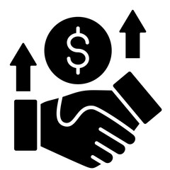 Acquisition Glyph Icon