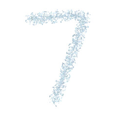 water drops font 0077