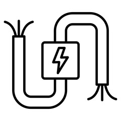 Wires Outline Icon