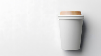 Sipping a hot beverage modern kitchen close-up photography minimalist design contemporary environment cozy atmosphere