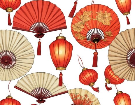 traditional chinese lanterns - Powered by Adobe