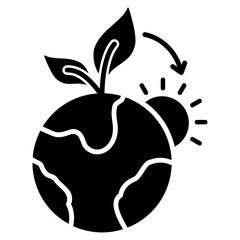 Energy Resource Glyph Icon