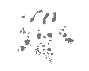 World map Europa version