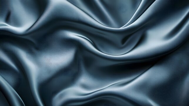 Draped in Elegance: An abstract view showcases the luxurious folds of draped satin, evoking a sense of refined beauty and sensuous allure.