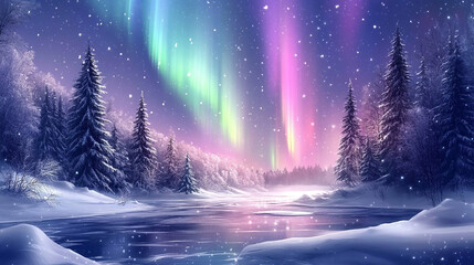 Obraz premium Amajestic view of a tropical jungle with intricate temple and vibrant red birds