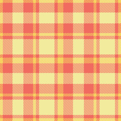 Modern Seamless Tartan in Smoky Salmon tones Fabric Design