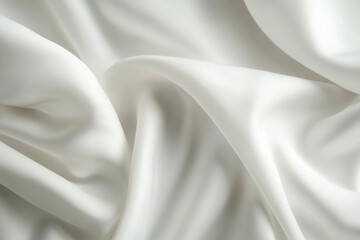 Obraz premium White Textile Banner