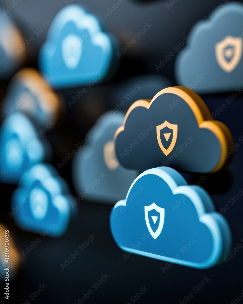 Poster Next-Gen Cloud Security Immersive Cybersecurity Visualization with Luminescent Digital Shields - Enterprise Network Protection and Innovation Frontier