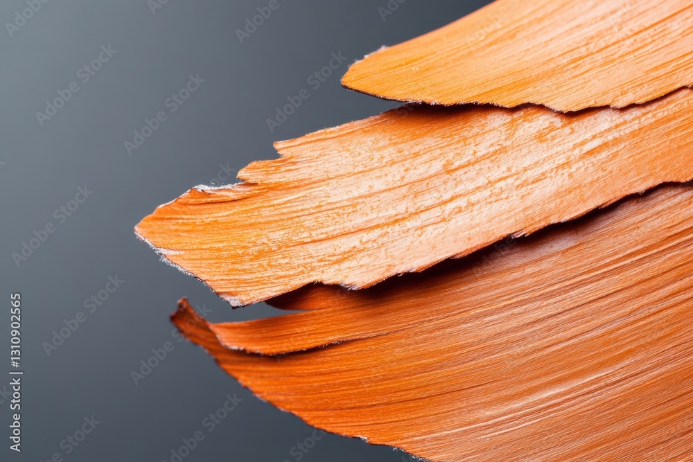 Poster textural orange brushstroke abstraction minimalist design element for creative branding, digital art