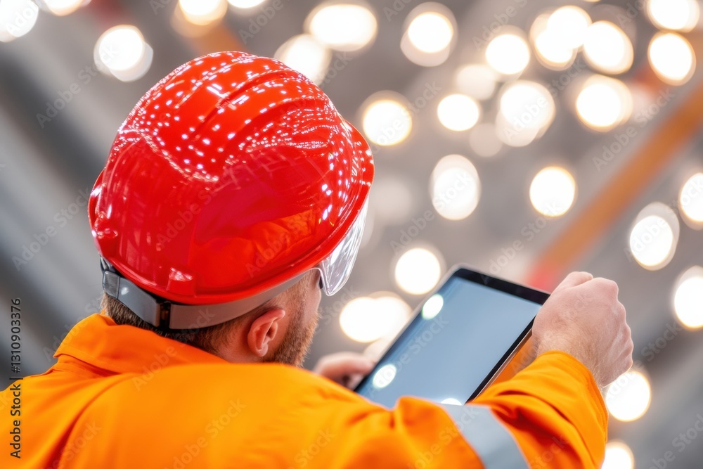 Poster Smart Safety Digital Transformation in Industrial Workspace - Innovative Tech Integration for Next-Gen Manufacturing Performance and Operational Excellence