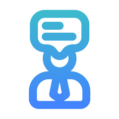 interview outline gradient style