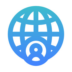 recruitment web outline gradient style