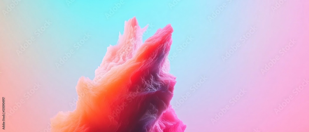 Leinwandbilder Ethereal Digital Wave Vibrant AI-Generated Fluid Gradient Texture Exploring Immersive Aesthetic Trends in Creative Technology and Visual Design Innovation
