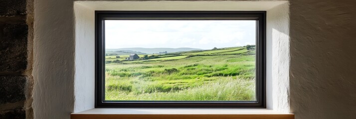 Fototapeta premium Rustic Window View