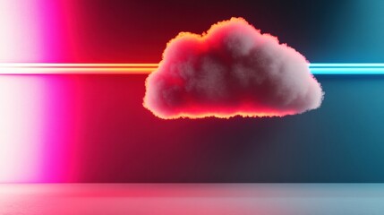 Cyber Sentinel Quantum Cloud Security Visualization for Next-Gen Digital Protection - Futuristic Neon Cybersecurity Breakthrough in 8K