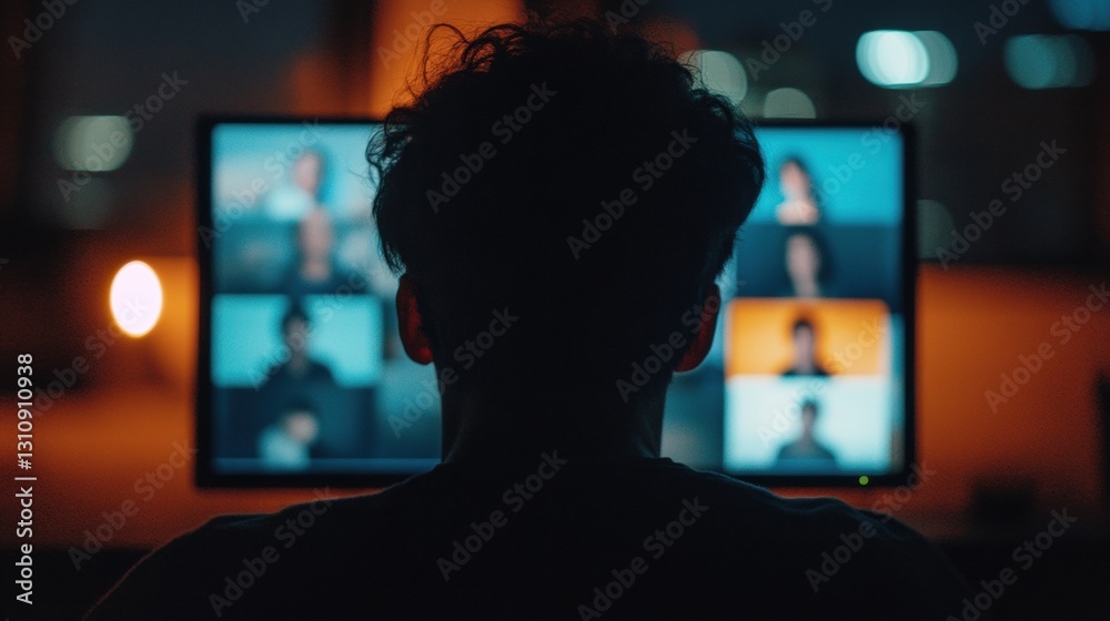 Poster hybrid workspace fluidity immersive digital collaboration showcasing next-gen remote work dynamics i
