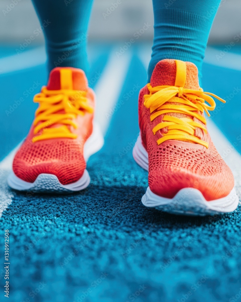 Aufkleber vibrant performance dynamics high-tech athletic footwear innovation capturing millennial fitness tre