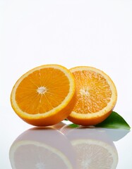Fototapeta premium Juicy Orange Halves