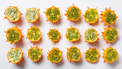 Orange Kiwano Slices