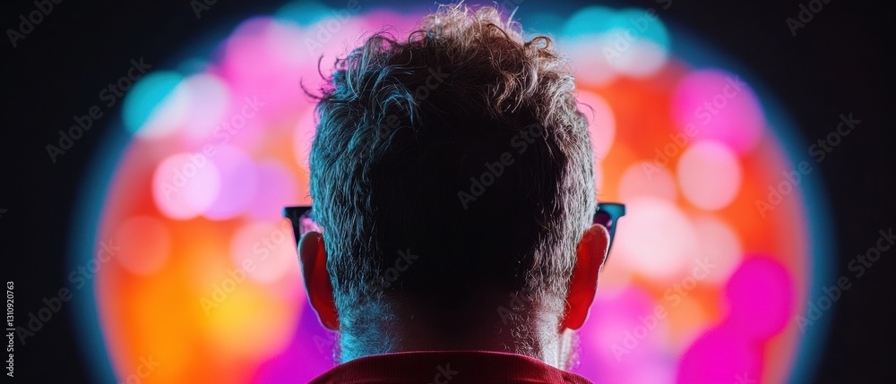 Poster Immersive Digital Experience Cyberpunk-Inspired Data Visualization with AI-Driven Analytics for Next-Gen Professional Technology Engagement