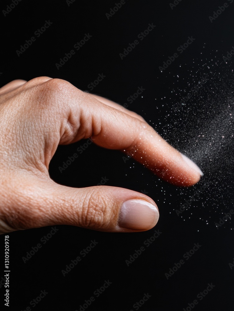 Poster Immersive Digital Interaction Next-Gen UI/UX Touchpoint Visualizing Kinetic Data Particles and Sensory Technology Innovation for Future Workplace Experiences