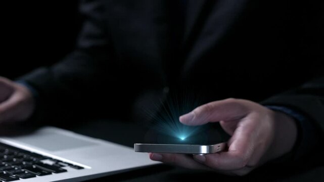 Business person engages in networking, building valuable connections. Effective people networking strategies to broaden professional network and opportunities UUID