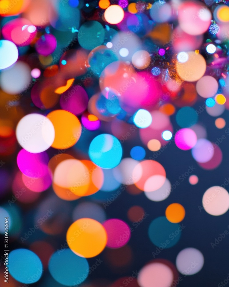 Aufkleber Quantum Imagination Vibrant Digital Particle Visualization for Innovative Tech Branding, AI-Driven Design and Next-Gen Visual Communication Strategies