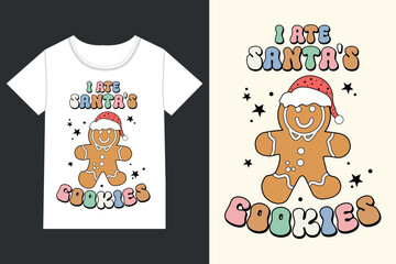 I ate santa's cookie Christmas,Retro Christmas eps,
Christmas eps file,Retro 
Christmas eps, Retro Christmas Clipart, Merry Christmas, Retro Merry