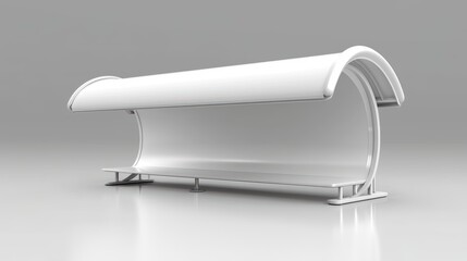 Classic white mailbox, secure and elegant design for residential correspondence white