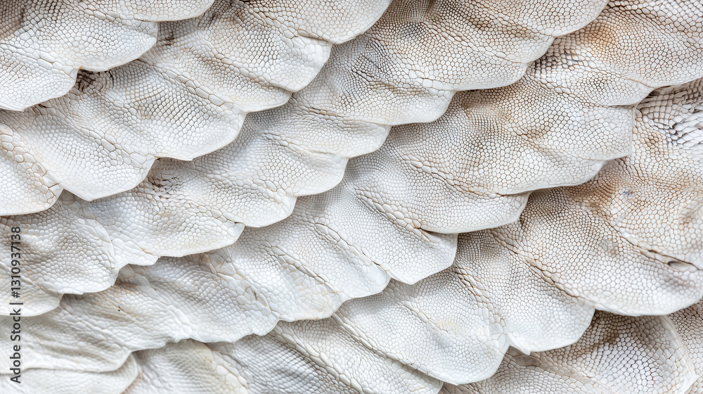 Poster detailed image of reptile skin with textured scales in close up view
