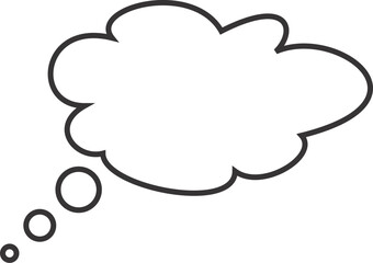 Speech balloon call out chat bubble. Thought bubble vector illustration