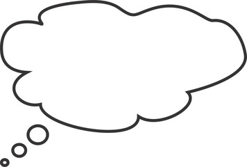 Speech bubble call out. Cloud shape thought bubble. Call out bubble for text