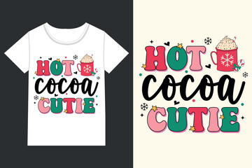 Hot cocoa cutie Christmas,Retro Christmas eps,
Christmas eps file,Retro 
Christmas eps, Retro Christmas Clipart, Merry Christmas, Retro Merry