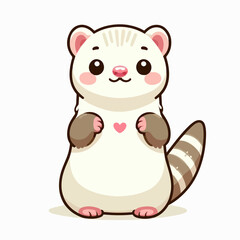 ferret vector illustration