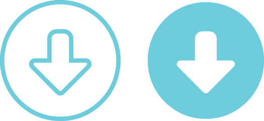 Download icon. Modern, simple flat vector illustration. Download flat vector icon.