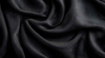 Obraz premium Smooth Shadows: A mesmerizing display of flowing fabric with elegant folds and shadowy depth. Capturing the art of textiles, revealing subtle textures and graceful curves.