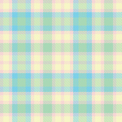 Light Light Pink and Deep Ecru Seamless Tartan Fabric Design