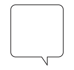 Naklejka premium ふきだしnew単体