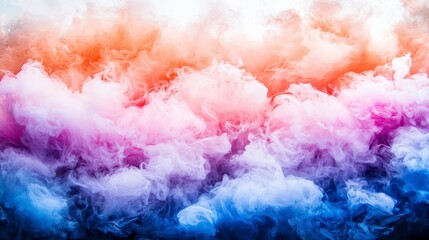 Fototapeta premium Abstract Colorful Smoke Clouds Artistic Background Texture