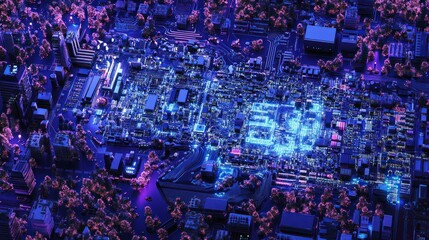 Obraz premium Circuit City