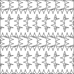 Repeat patterns.Abstract shapes from lines. Vector graphics for design, prints, decoration, cover, textile, digital wallpaper, web background, clothing, wrapping paper, cards, packaging, fabric.